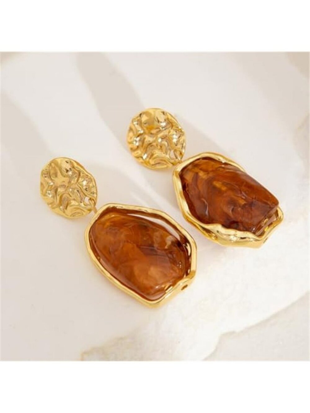 Dainty Irregular Crystal Drop Dangle Earrings for Women Trendy, Statement
